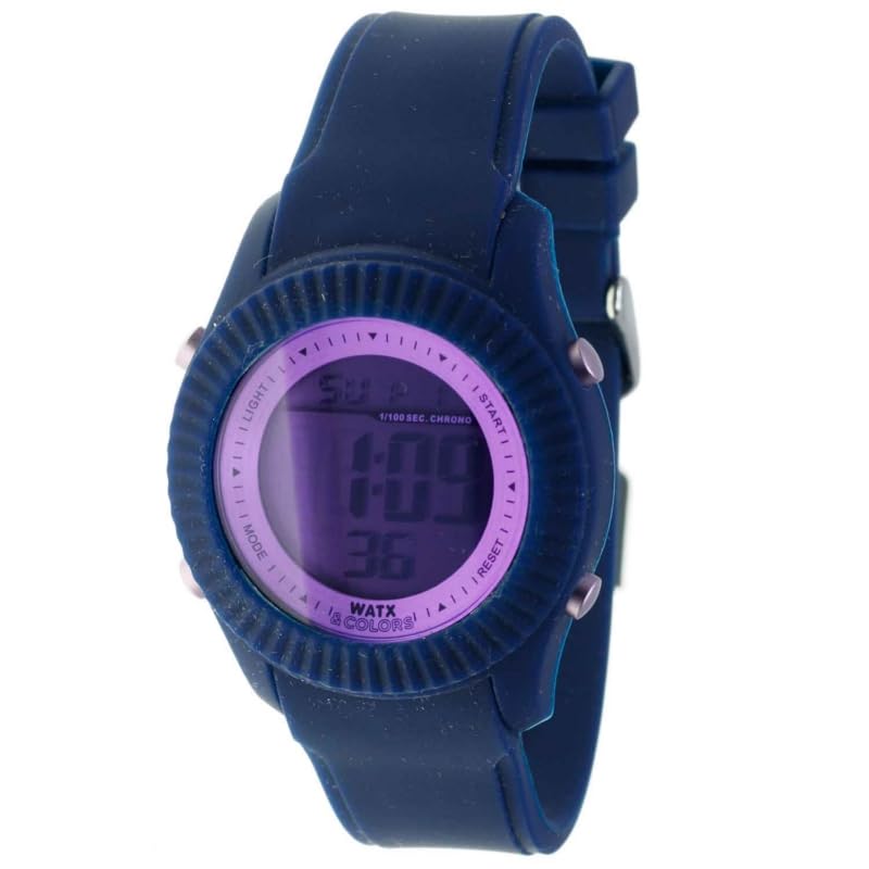 SMIORAS Reloj de Pulsera Watx and Co Watx and Colors RWA1006+COWA3047 Digital para Hombre Color Azul