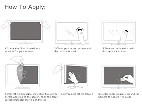 [2 Pack] 15.6" Anti Blue Light Screen Protector For 2022 2021 Lenovo Ideapad 15.6"| Ideapad 320(S) 330(S) 340S 520 720S 130 S145 L340 S340 15.6" Laptop Eye Protection Anti Scratch Glare Screen Filter #TOP5