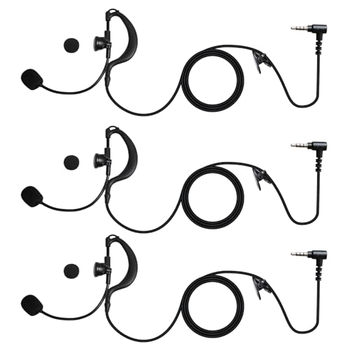 Pdflie V6 V4 On-Ear Soccer Referee Headset (3 Pack)