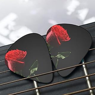 Médiators Guitare 12-Pack Rouge Rose Fond Noir Médiators Guitare Électrique Guitare Acoustique Diverses Guitares - Les Beatles, Paul McCartney, John Lennon, RIngo Starr, George Harrison Médiators Guitare 12-Pack Rouge Rose Fond Noir Médiators Guitare Électrique Guitare Acoustique Diverses Guitares – Image 6