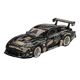 Diecast Collectibles Model Car Compatible with Mini GT 1:64 Mazda RX-7 LB-Super Silhouette FD-Niles Black Limited Edition MGT01101