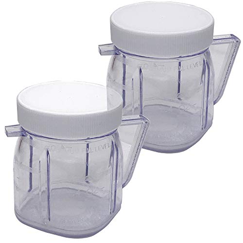 2pcs Replacement 6-Point Fusion Blade 4980,4961 Ice Crusher Blade with 4937 1-Cup Mini Jar, Compatible with Oster Heritage Blend blender, Classic Series, Precise Blend 6-cup,10-Speed Blender (4)