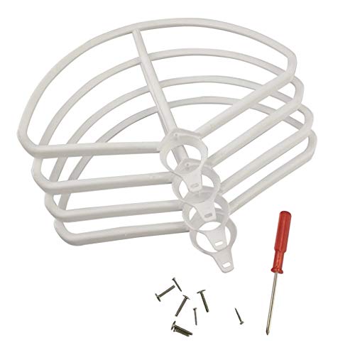 Preisvergleich Produktbild KESOTO 4pcs Propeller Schutzrahmen Schutzring Propellerschutz Ersatzteile für Holy Stone HS700 - Weiß