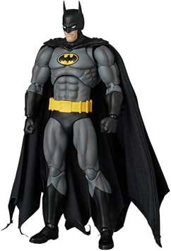 Medicom Toy MAFEX No. 270 Knight Crusader Batman Black Version, Total Height Approx. 6.3 inches (160 mm), Non-scale, Pre-painted Action Figure