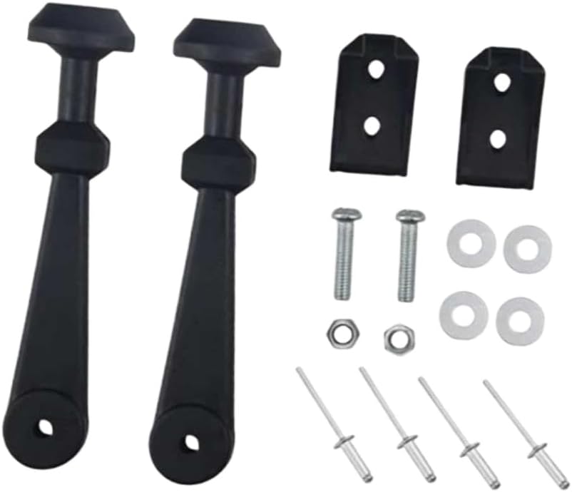 スノーモービルのフードラッチストラップ交換用の取り付け金具付きフードラッチキット