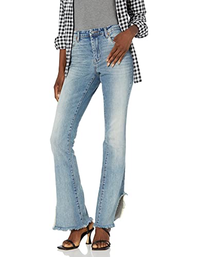 [BLANKNYC] Womens Slim Slraight Leg Jean with Slit