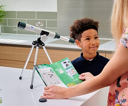 Science Mad 30mm Telescope For Kids - Fun and Easy Starter Telescope to Help Learn and Discover The World - Features Portable, Lightweight, Handheld Scope Option, 6+ Years