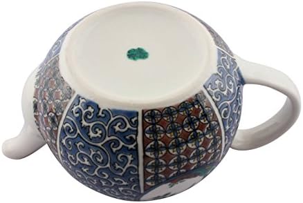 Marshal Marsin Poni Characters [九谷焼] Pot 急須 Patina 九谷風丸紋 (Tea Strainer with 400cc) SK – 173