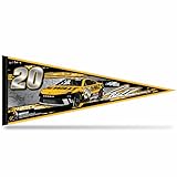 Rico Industries NASCAR Racing Christopher Bell No. 20 12" x 30" Felt Wall Décor Pennant - Great for Home/Bed Room/Man Cave Décor