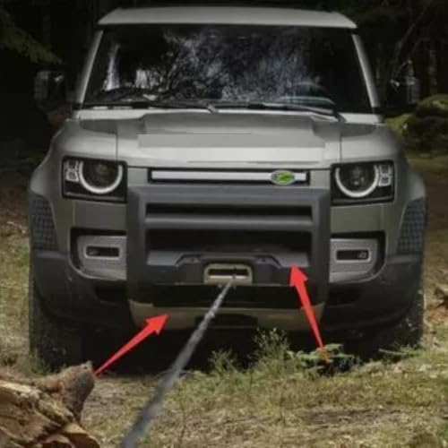 Powechox BYZF-011 Matte Black Front Bumper Guard Compatible With Land Rover Defender 90 110 130 thumb #5