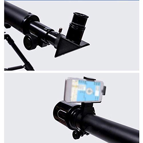Telescopio astronómico refractor 50mm 600mm con trípode miniatura 3