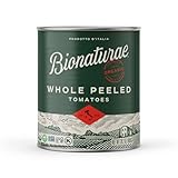 Bionaturae Organic Whole Peeled Tomatoes - Whole Peeled Tomatoes Canned, Tomatoes Organic, Keto Friendly, Non-GMO, No Added Sugar, No Added Salt, Made in Italy - 28.2 Oz