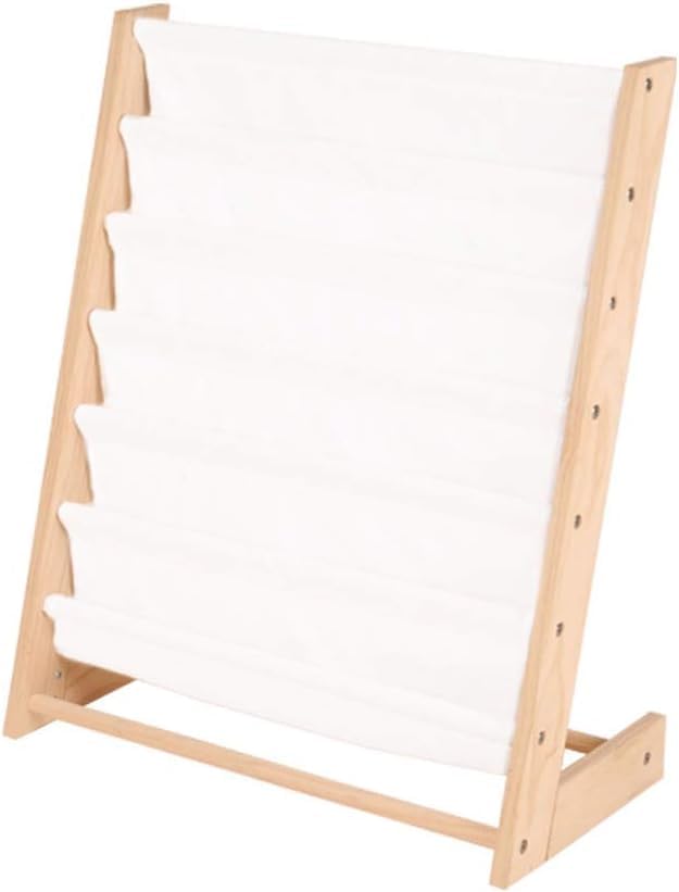 Étagère livre enfant en bois massif taille S pour chambre maternelle