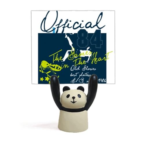 Porte-mémo football panda pour bureau d'enfant et passionnés