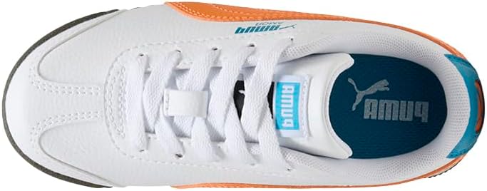 PUMA Kids Boys Roma 24 Standard Lace – Synthetic overlays on toe and vamp