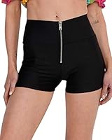 Algopix Similar Product 19 - iHeartRaves High Waisted Zipper Booty