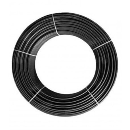 Tubería de Goteo lisa ciega | Medida 16mm | No tiene goteros | Bobina de 50 metros | Color negro | Espesor pared 1,2mm | Agrícola | Alta calidad
