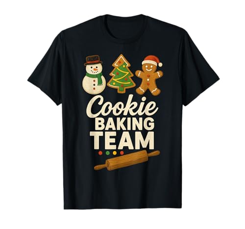 Cookie Baking Team Crew Xmas Family Matching Group T-Shirt