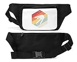 Soviet Union USSR CCCP Colorful Sputnik Faded Graphic Riñonera Unisex Negro One Size