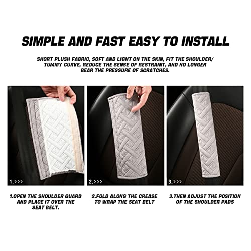 8Sanlione 8SANLIONE-CAR SEAT BELT PADS COVER 2 Pack Car Seat Belt Pads Cover thumb #4