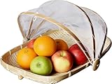 La tenture en maille bombée protège les aliments contre les insectes et nuisibles. Elle se rétracte pour le rangement et offre une bonne perméabilité à l’air.