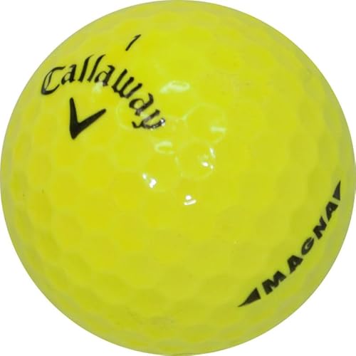 LostGolfBalls - 12 Supersoft Magna Golf Balls for Callaway Golf in Good Condition, Recycled Used Golf Balls, AAA Quality, White