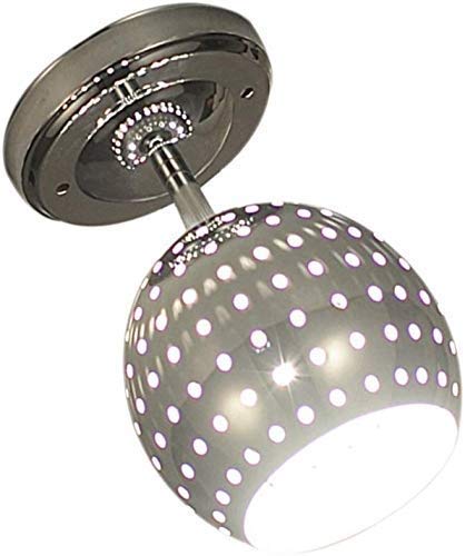 Luz de techo lámpara moderna industrial E27 plateada para iluminación interior de casa 4