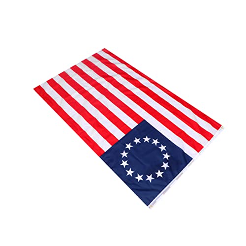 UKCOCO Bandiere Americane in Poliestere Bandierine Sospese Per Feste Decorazioni Interne Ed Esterne Strisce e Stella