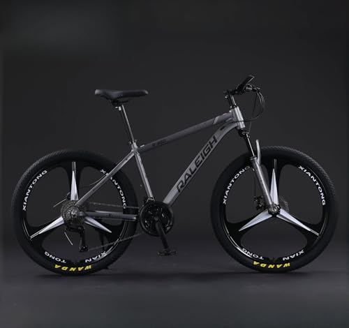 Acnivko マウンテンバイク 大人用 24/26/27.5インチ メンズ 衝撃吸収 21/24/27段変速 MTB 自転車 mountain bike オフロード 乗用自転車 超軽量アルミ合金フレームディスクブレーキ荒野越え 男の子と女の子 通勤 通学