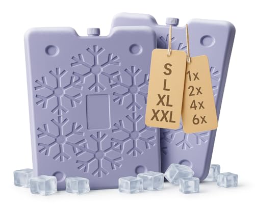 PILIX Kühlakku XXL sehr groß und flach | 2 Stück | 32 x 25 5 x 1 cm | Ideal für Kühlbox Icebox Kühltüte und Kühltasche | unterwegs Immer gut gekühlt | Kühlelement
