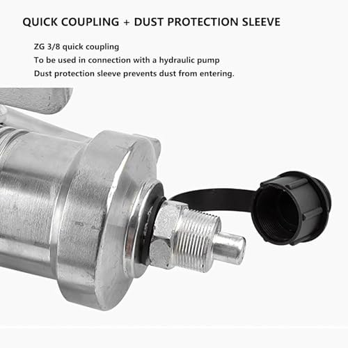 Hydraulic Puller Set - 2 or 3 Jaw Wheel Bearing Separator, Manual Split Bearing Tool for Hub Pulling, Vertically & Horizontally Adjustable, Heavy Duty Mechanic Equipment