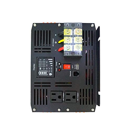 ECO-WORTHY 3500W 48V Pure Sine Wave Inverter Off Grid Solar Piwer Inverter Battery Converter for RV Camping House Inverter Solar Power System Kit