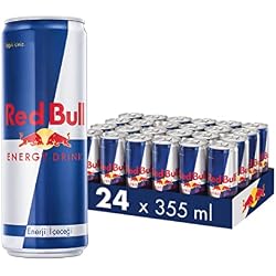 Red Bull Enerji İçeceği 355 ML (24'Lü Paket, 355 ML x 24 Adet), Enerji, Kutu