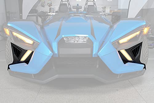 Ldetxy Front Lower Accent Panel Kit For Slingshot 2020-2023, Painted Lower Daytime Running Lights Trim Panel Upgrade Kit For Polaris Slingshot S Sl Slr R Le 2020-2023 Exterior Accessories (2Pcs) #TOP5