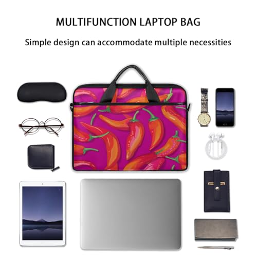Bolso para laptop con estampado de chile 15" miniatura 7