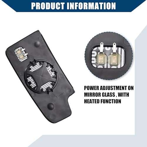 Glace rétroviseur pour Chevy Silverado 2014-2017 passager 23444114 - 4