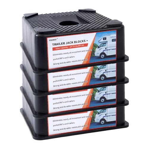 Trailer Jack Blocks 4 Pack