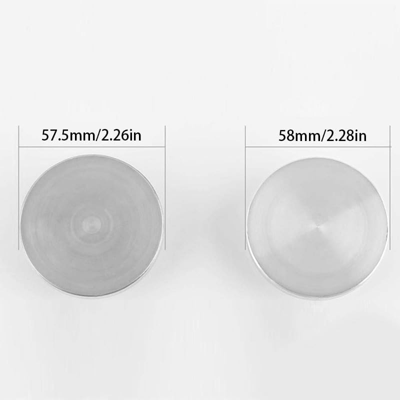 Máquina manual de prensado de café espresso, prensador de café de acero inoxidable con 2 bases de apisonamiento para barista doméstico, uso comercial