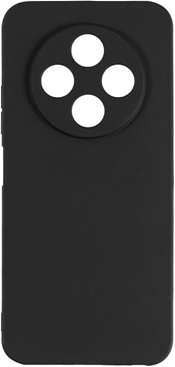 TPU Phone Case Compatible with Tecno Spark 30C 4G, Slim Shockproof Soft Cover with Anti-Scratch Design and Precise Cutouts for Full Protection Black