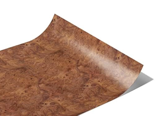 Vinyle grain de bois Amboyna Rwraps finition brillante pour covering intérieur premium