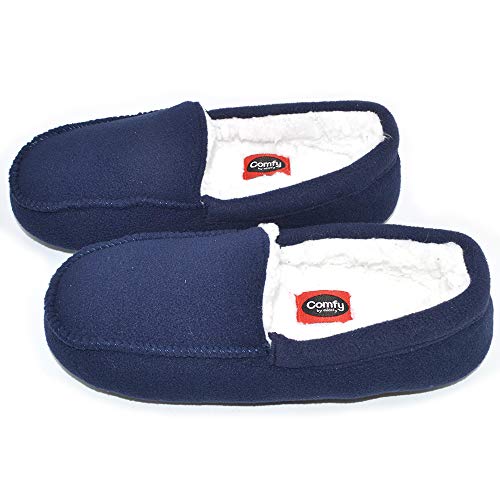 Millffy Collective Women's Pearson Sherpa Shearling Moccasin Slippers Fleece Comfy Soft House Shoes4