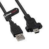 Ce câble est conçu pour les caméras industrielles USB équipées d'un port Mini USB plat, avec un écartement de vis de 15 mm. Veuillez choisir le bon adaptateur afin d'assurer une installation sans heurts.