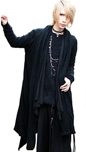 Amazon Wrouge ルージュ ロングショールカーディガン Free Black カーディガン 通販