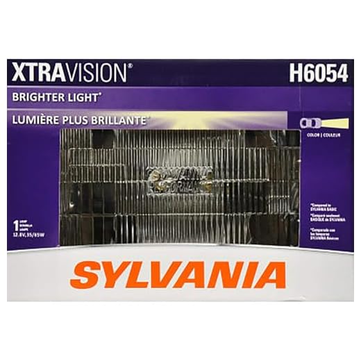 SYLVANIA - H6054 XtraVision Sealed Beam Headlight - Halogen Headlight Replacement 142x200 Delivers More Downroad Visibility (Contains 1 Bulb)