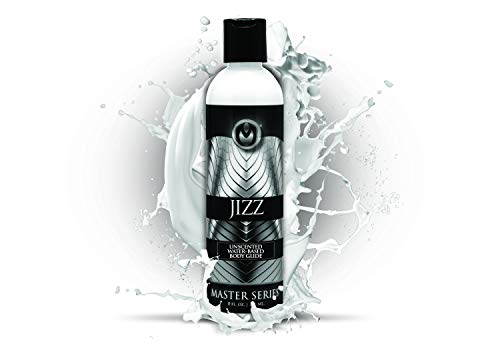 Master Series Jizz Unscented Water-Based Lube, 8 Ounce #TOP6