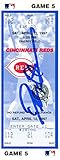 Deion Sanders Signed Cincinnati Reds 4/12/1997 vs Marlins Ticket BAS