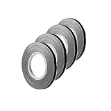 Black Magnetic Whiteboard Tape, Thin Decorative Magnet Tape Roll for Chart Line Boarder, Colored Magnets Tape 1mm, 0.39 Inch Width, 10 Meters, 33ft Each Roll