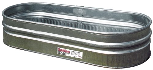Behlen Country ST 63-Gallon Shallow Galvanized Round End Tank