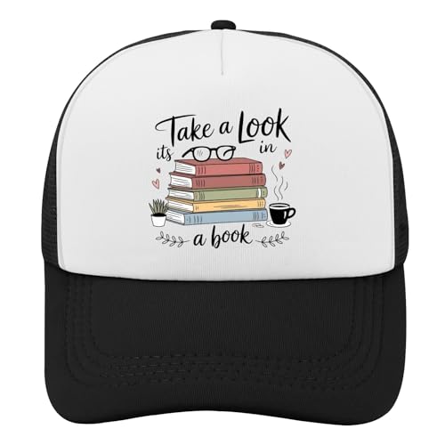 Take a Look It's in a Book Hats Camping caps for Daughter