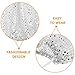 Hemobllo Sparkly Sequin Leg Warmers for Women, White Fashion Costume Accessories, Retro Party and Dance Stage Performance Boot Covers
